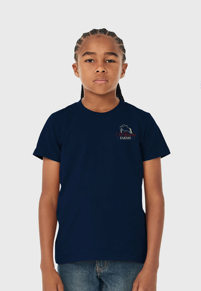 Willowin Farms BELLA+CANVAS ® Youth Jersey Short Sleeve Tee (Unisex) - Navy or White