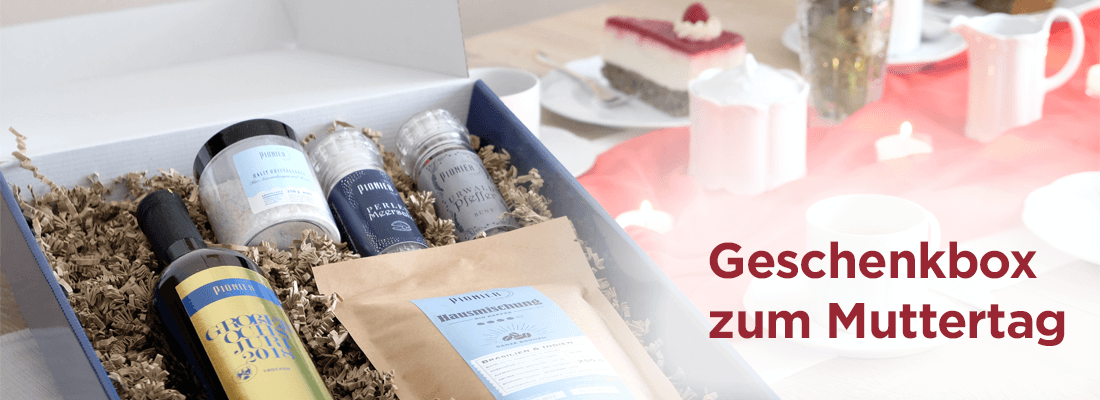 Banner Geschenkbox zum Muttertag