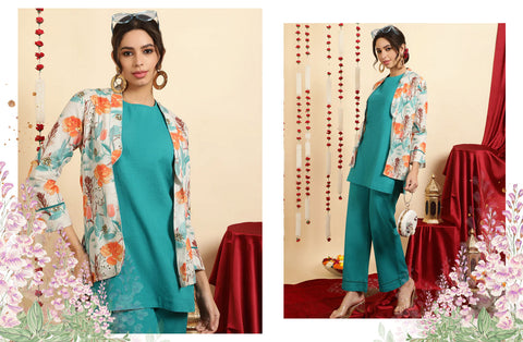 co ord sets women - jaipur kurti