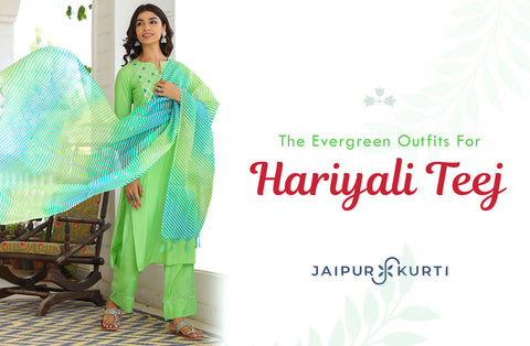 Hariyali Teej Suit Sets