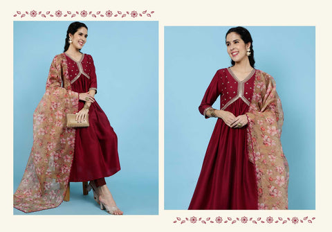 Christmas diwali gifts Gown, maxi Style Dress, Rayon Kurtis, Indian Gown, |  eBay