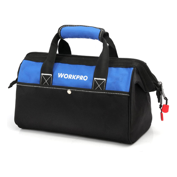 Workpro 12-inch Close Top Wide Mouth Storage Tool Bag, W081020A :  : Tools & Home Improvement
