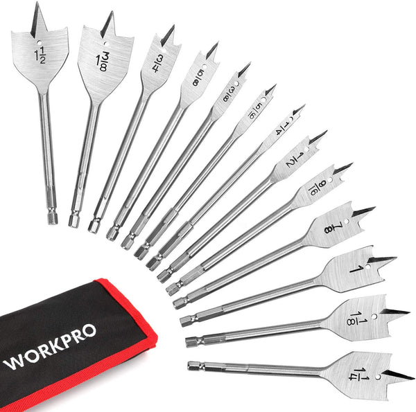 TheLAShop 17pcs SDS Plus Drill Bits & Chisels Set for Rotary