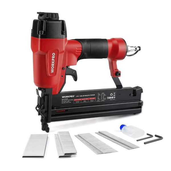 Black & Decker BDHT70004 4-in-1 Tool Heavy-Duty Stapler with Wire Guide Brad Nailer Kit