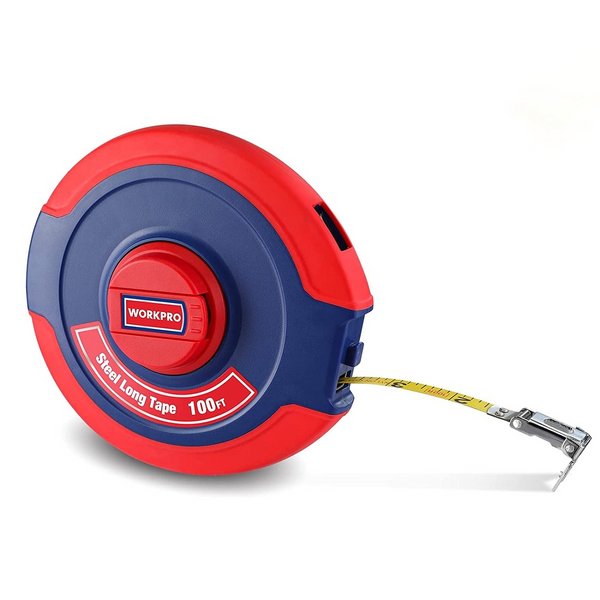 Allwin Tape Measure 25 ft - Metal Retractable Tape Measure with Fractions, Easy Read Steel Tape Measure, 1-Inch Wide x 25 Foot