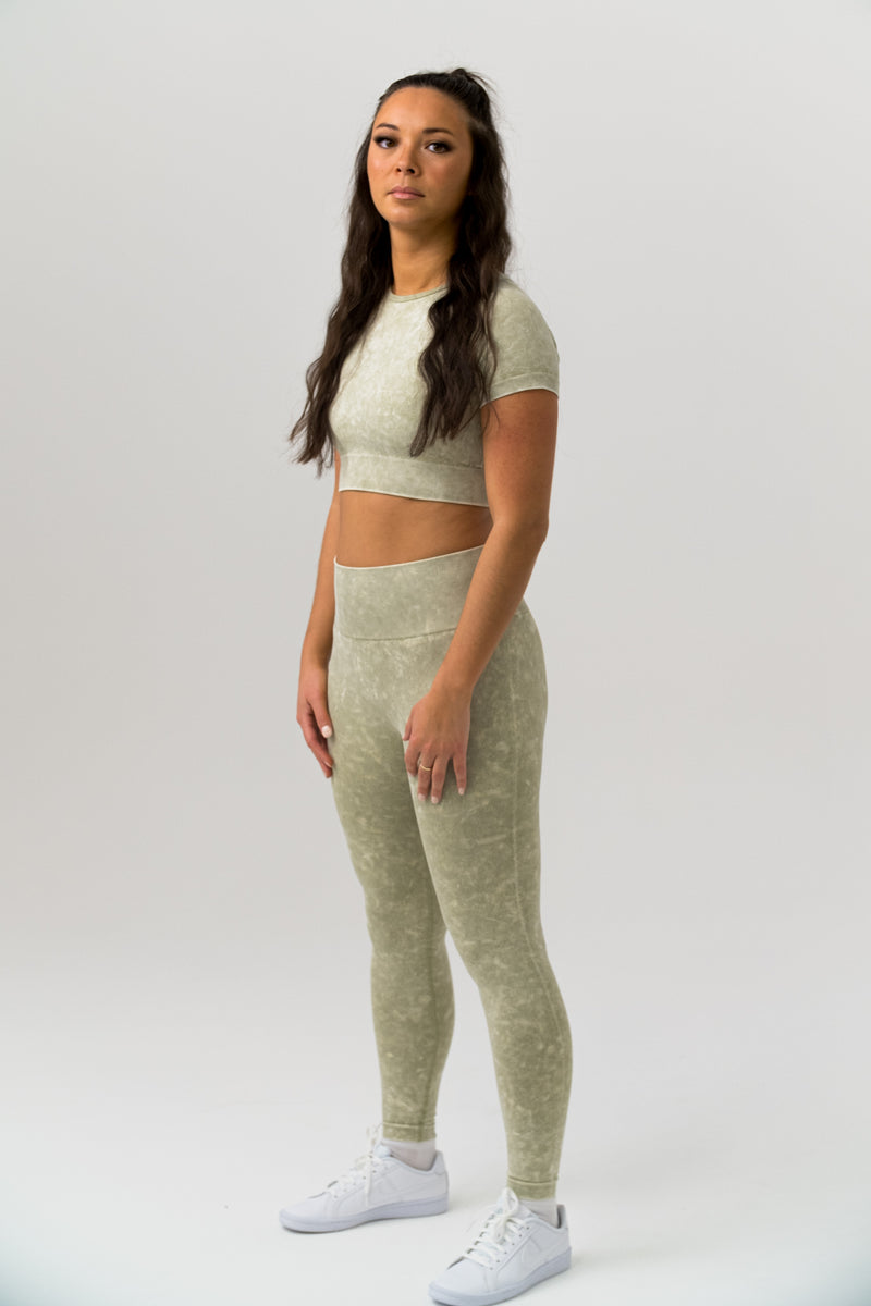 Sophia Seamless Legging Gray Plus High Waist, 1X-4X