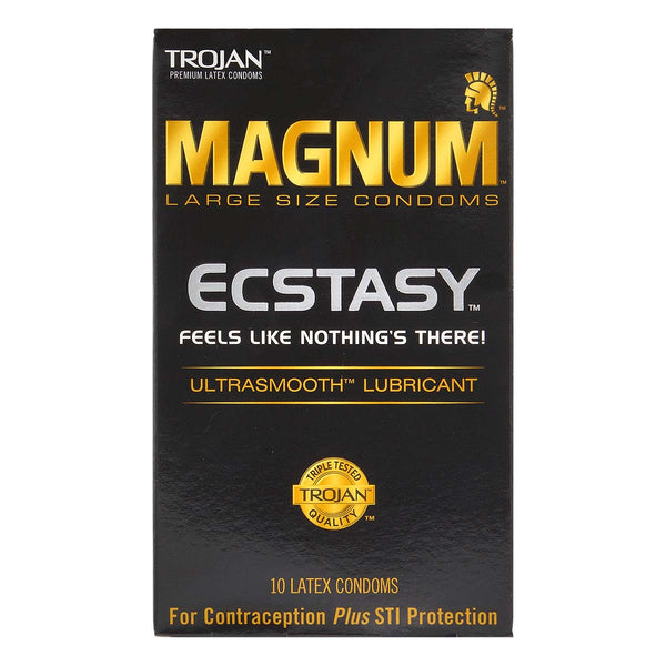 Trojan 戰神 Magnum Ecstasy 密林狂喜 46/35mm 乳膠安全套（10片裝）