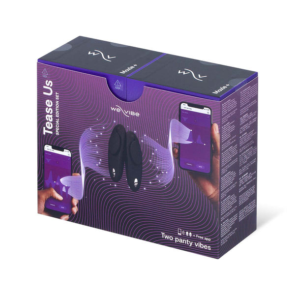 We-Vibe Tease Us Set Box Moxie + Moxie Black