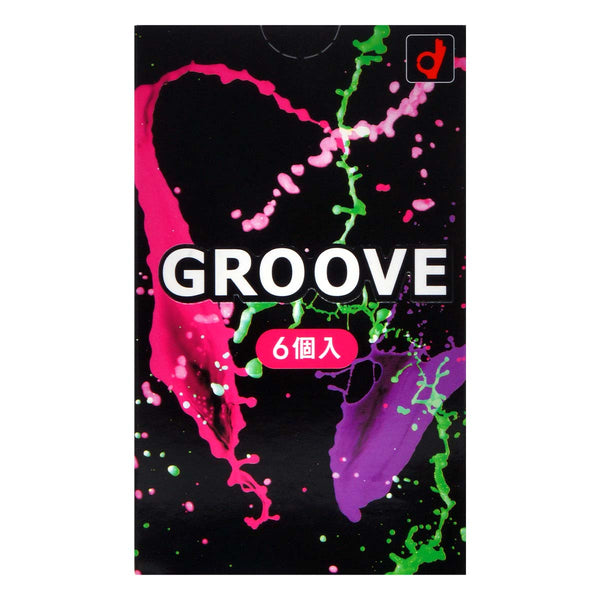 岡本 GROOVE 雙層潤滑劑 乳膠安全套（日本版）6片