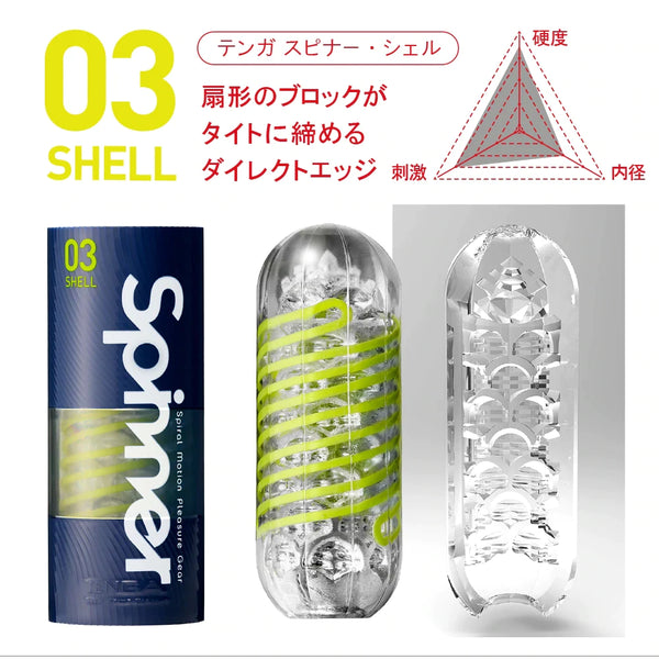 TENGA Spinner 螺旋娛樂完全組合