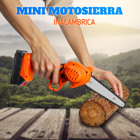 Mini Motosierra Portátil - Inalámbrica
