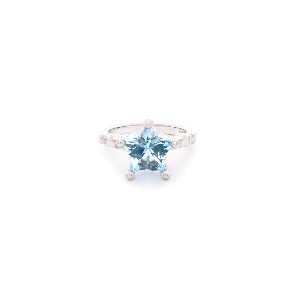 Little Mythical Stars Ring with White Topaz – MARONJEWELRY