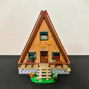 Ideas Expert MOC A Frame Cabin House Bricks Toy - USABLOCKS