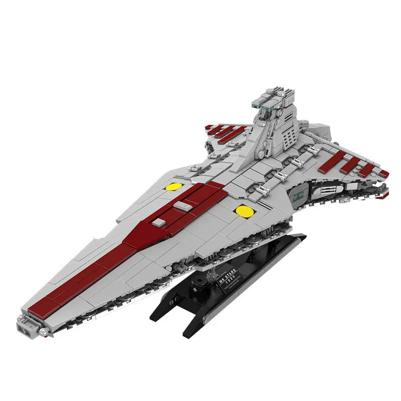 Star Wars MOC Republic Attack Cruiser Bricks Toy
