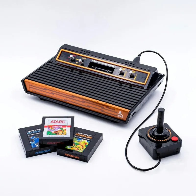 Building Blocks Ideas MOC Atari 2600 Retro Game Bricks Toy