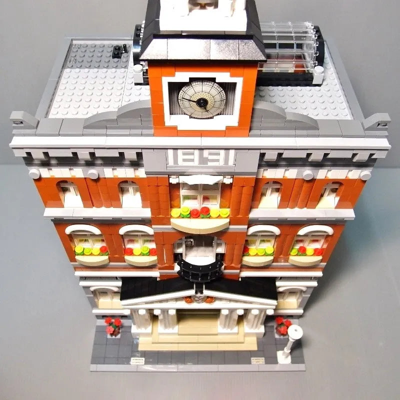 MOC Creator Expert City Town Hall Bricks Toys
