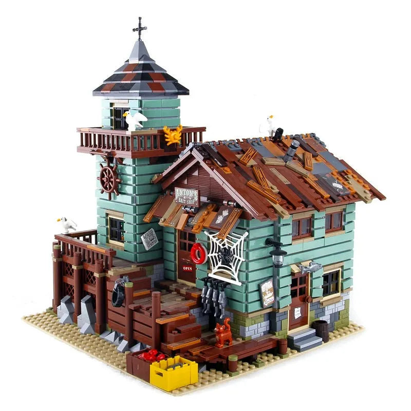 City Expert Moc 16050 Old Fishing Store Kids Toys