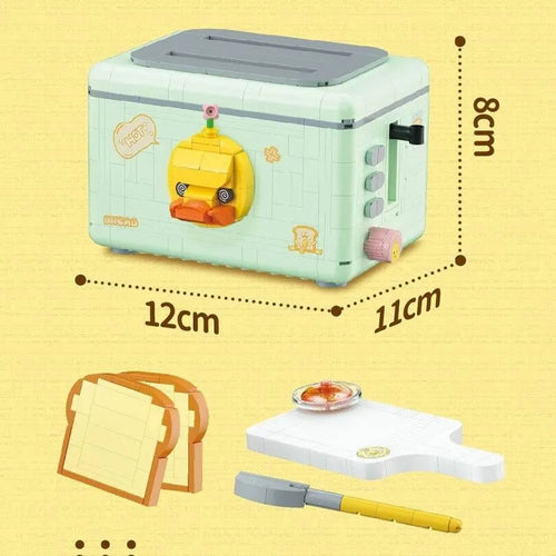 Moc Ideas Bread Machine City Mini Bricks Toy