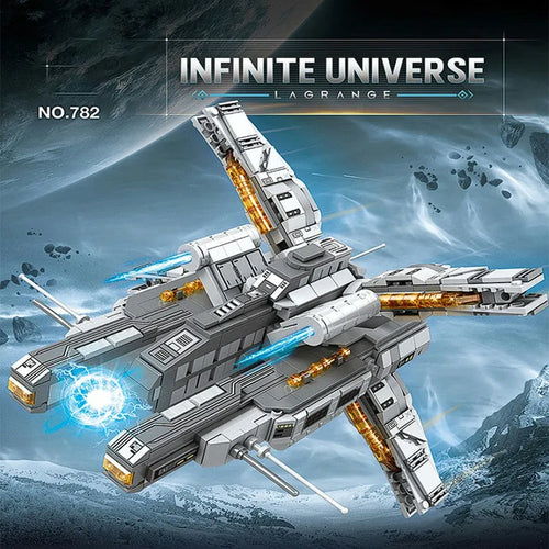 INFINITE UNIVERSE LAGRANGE Cosmic Spacecraft Frigate Bricks Toy