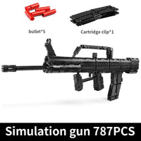 MOC 14026 Military MK14 Battle Assault Rifle Gun Bricks Toy