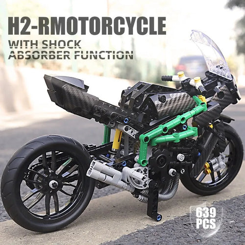 Technic Kawasaki H2R Motorbike (only $30) Fast Build 
