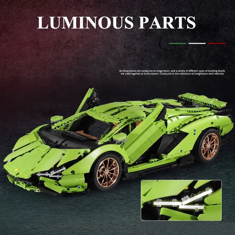 Building Blocks | Tech MOC Lamborghini Hyper Racing Car Bricks Toys 13057 –  USABLOCKS