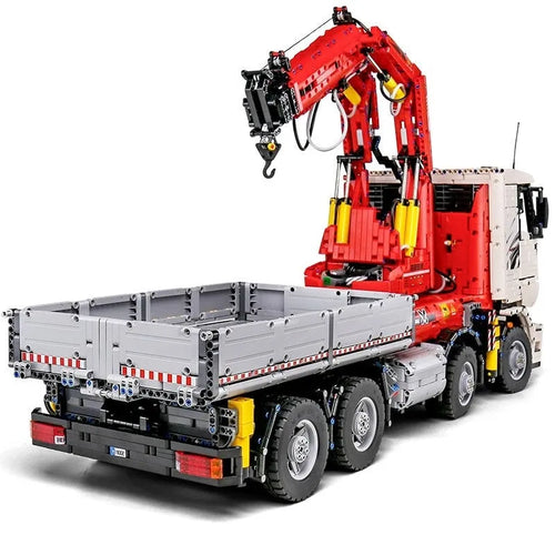 Tech MOC RC City Large Pneumatic Crane Truck Bricks Toy