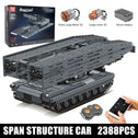 Tech RC Motorized Armored Bridge Layer Structure Car Bricks Toy