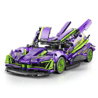 MOC 88304 In The Name Of Speed Drift Sports Car Bricks Toy