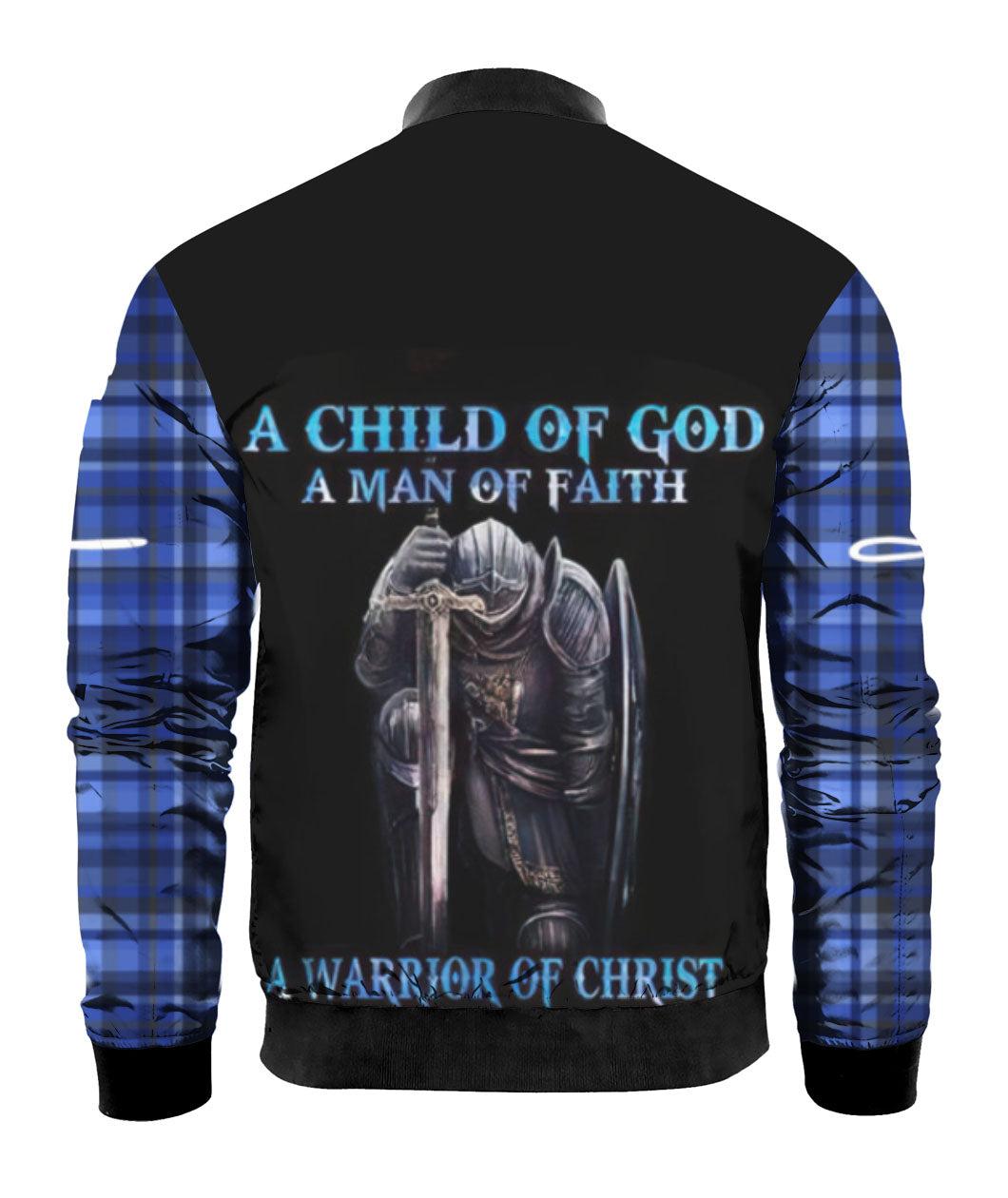 A Child Of God A Man Of Faith All Over Print | For Men & Women | HT4086-FoxWear Prints