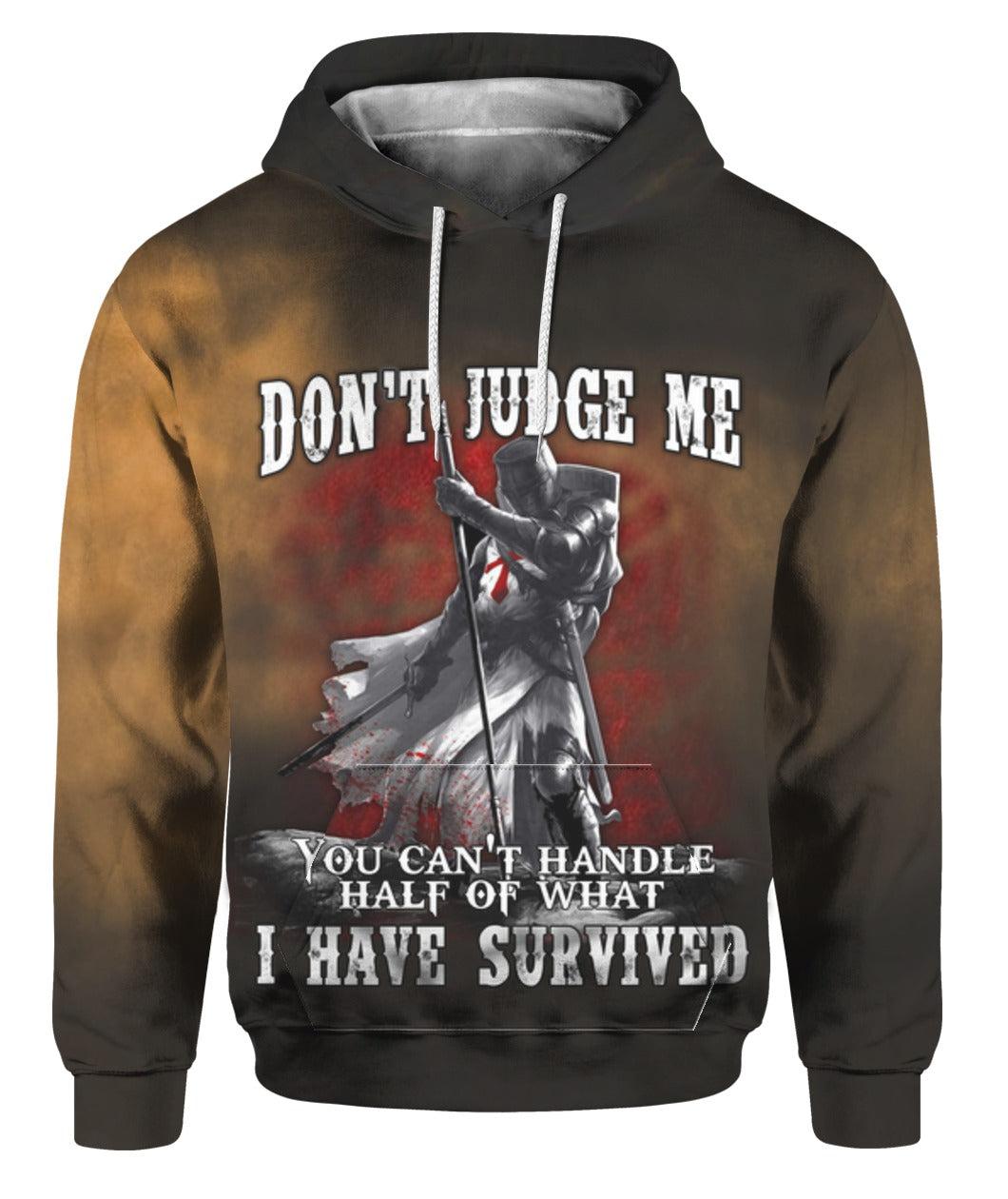 Dont Judge Me All Over Print | Hoodie | For Men & Women | Colorful | HT1682-FoxWear Prints