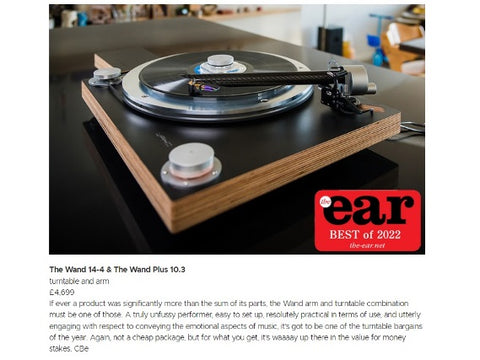 Wand 14-4 Turntable in EAR Product of Year