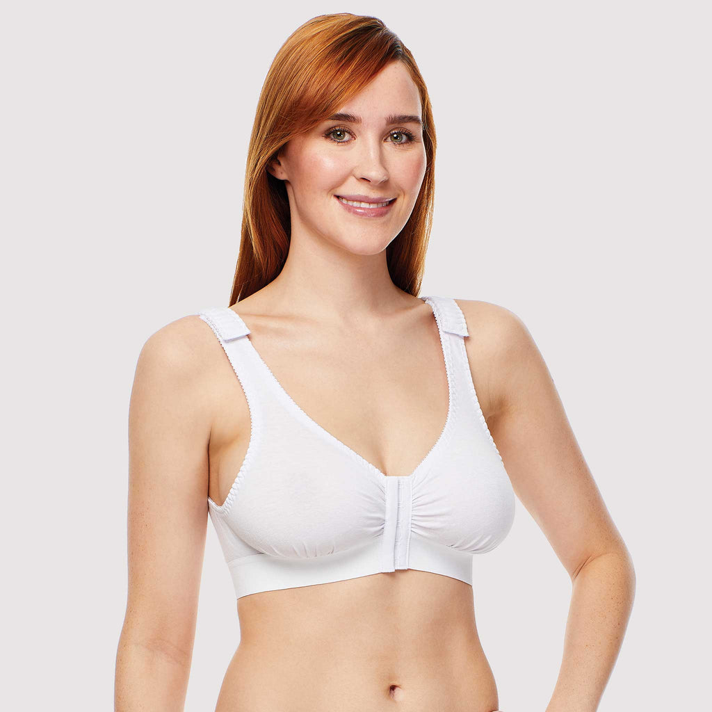Ems Surgical LP Womens White Medical Bra Size Large