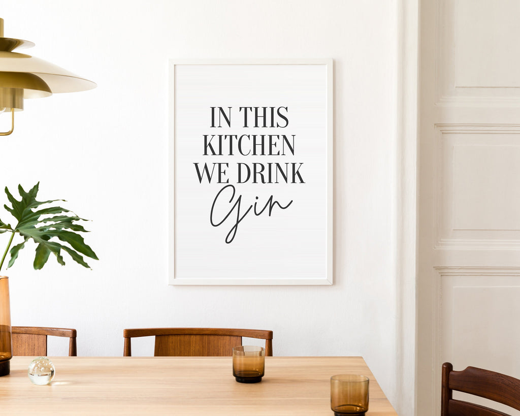 Funny Kitchen Quotes Kitchen Prints Kitchen Decor A5 A4 A3 