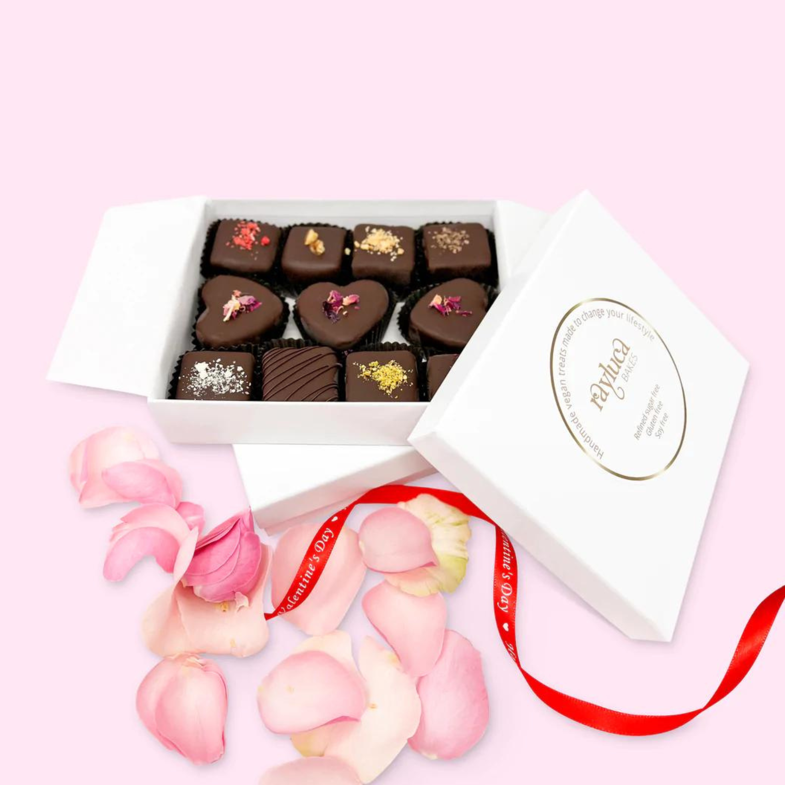 Vegan Chocolate Valentines Gift Box