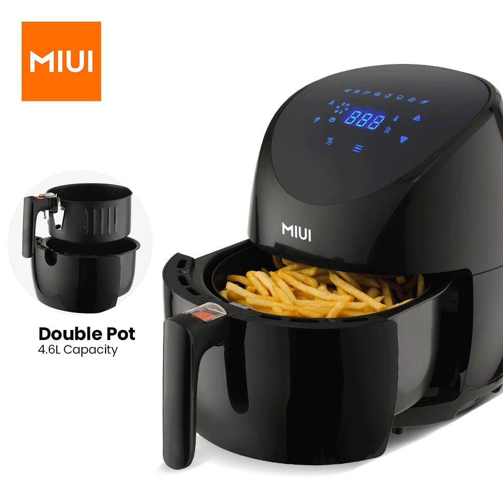 Xiaomi Mijia Smart Air Fryer Pro 4L Hot Oven Cooker with Viewable Window  Intelligent Timing OLED Screen Without Oil Deep Fryer