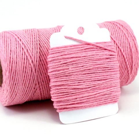 Baker's Twine 10-meter String Twine, Black and Pink, 2 Mm Thick 2 Strands 