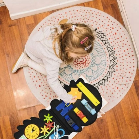 Milageto Planche d'activités Montessori à LED, jouets de voyage pour bébé, planche  sensorielle, matériel pédagogique, jouet sensoriel en bois, 8 LED pour 1,  avec tournevis : : Jeux et Jouets