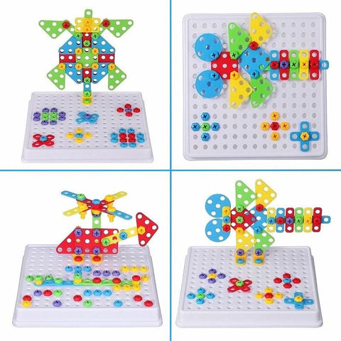 237 Pièces Mosaique Enfant Puzzle 3D Jeu Construction Jouet