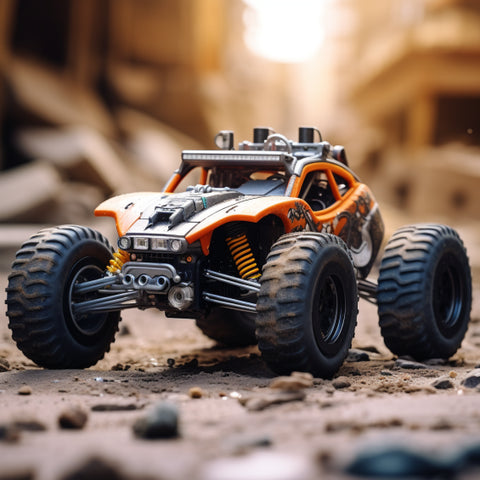 voiture télécommandée tout terrain avec une batterie en lithium