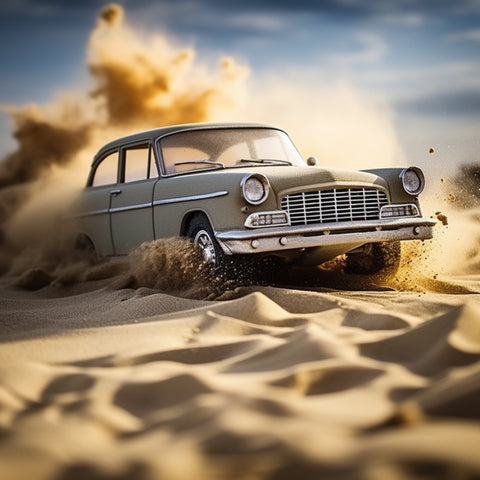 voiture télécommandée à pleine vitesse