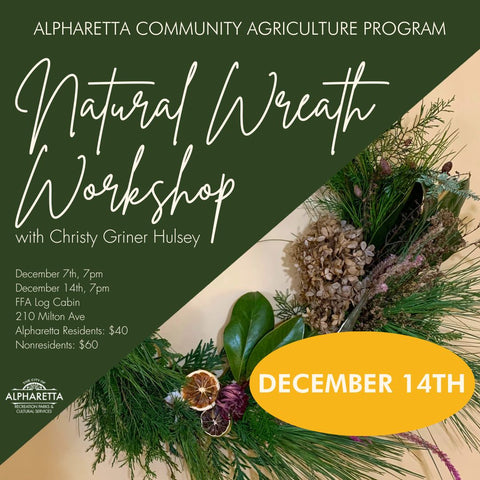 Natural-Wreath-Workshop-Flyer-In-Alpharetta