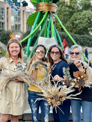 Pop Up Fall Wreath Workshop Led By Christy Griner Hulsey at Atlanta Botanical Garden