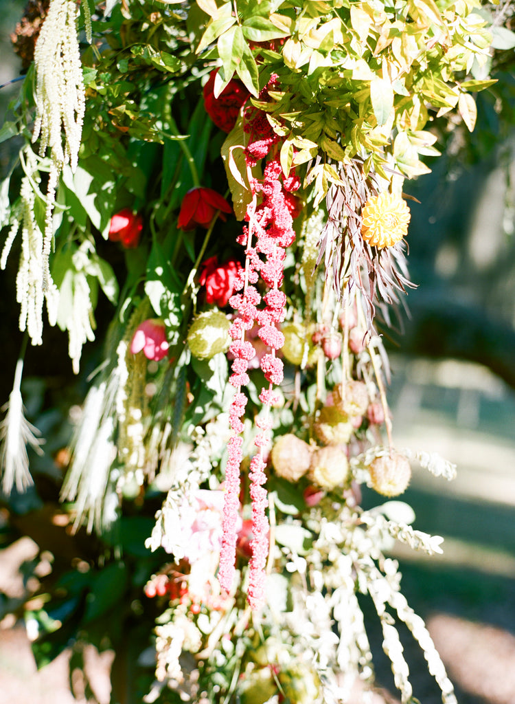 Worldwide Luxury Florist based in Atlanta, Georgia | Christy Hulsey + Colonial House of Flowers Bohemian Wildflower Foraged Garland 