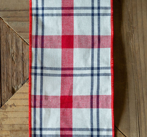 Farmhouse Plaid Ribbon