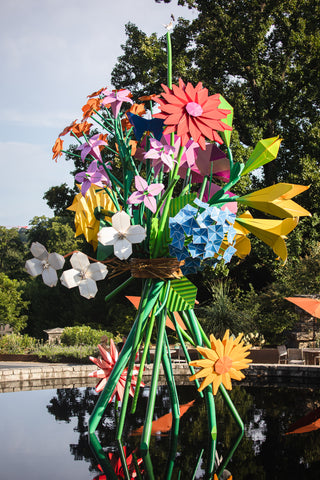 Christy Griner Hulsey + Colonial House of Flowers Atlanta's Luxury Florist For Flowers and Plants at Summer Party At Atlanta Botanical Garden