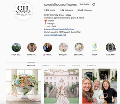 check out atlanta based colonial house of flowers and Christy Hulsey on instagram