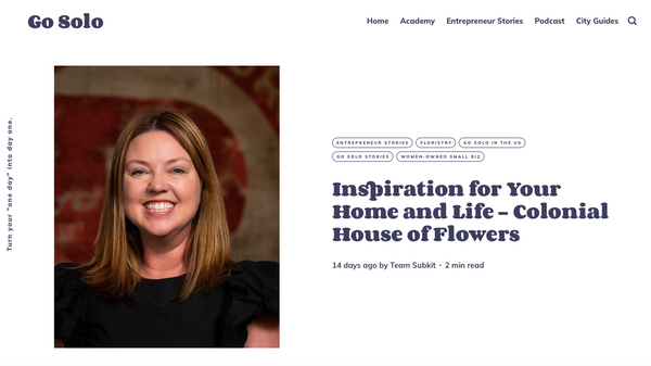 Interview With Christy Griner Hulsey of Colonial House of Flowers