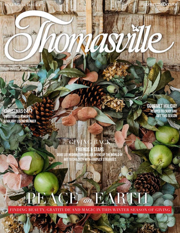 Luxury Wreath Colonial House of Flowers Thomasville Georgia Magazine Cover