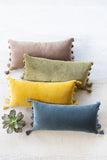 Velvet Lunbar Pillow